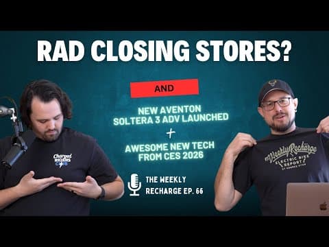 Rad Power Bikes Update, Aventon Soltera 3 Adv & The Future Of E-bike Tech Twr Ep 66