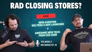 Rad Power Bikes Update, Aventon Soltera 3 Adv & The Future Of E-bike Tech Twr Ep 66