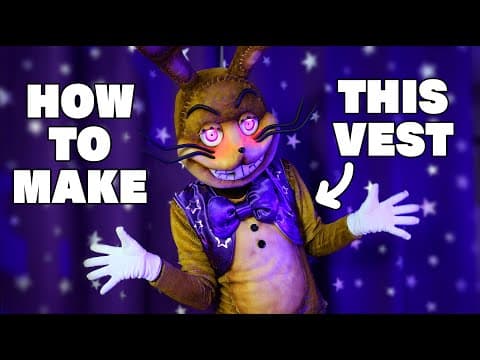 How To Make Your Very Own Weasel Vest! | (glitchtrap Vest Tutorial)