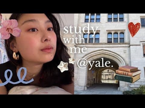 Yale Student's (realistic) Exam Routine 📚 | Busy Day, Late Night Cram, Study Tips