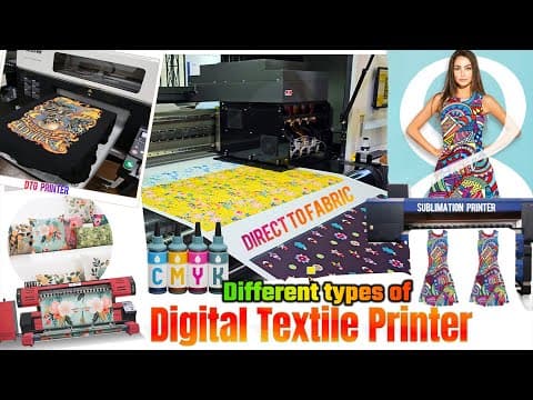 Types Of Digital Textile Printing Machines - Explore The Best Printing Techniques For Your Fabrics