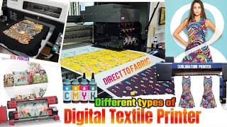 Types Of Digital Textile Printing Machines - Explore The Best Printing Techniques For Your Fabrics