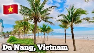 Calm Sunday In Da Nang, Vietnam | Beach Update During Rainy Season