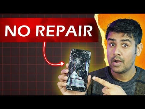 The Repair Trap - Why Smartphones Are Not Made For Repair ?