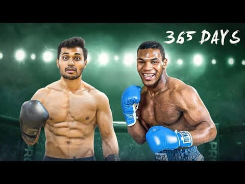Bodybuilder Tries Boxing For 365 Days (starting From Zero)