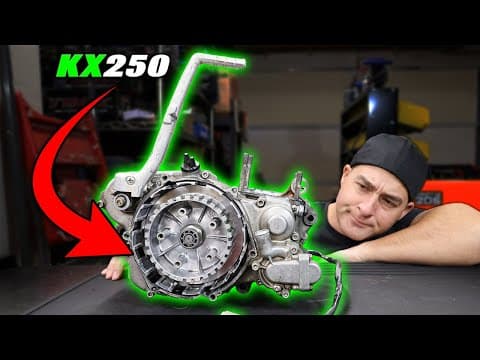 27 Years Of Abuse Inside This Kx250 Engine (jb Weld Surprise)