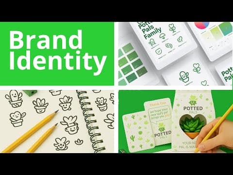 How To Design A Plant Shop Brand Identity | Logo & Packaging Case Study