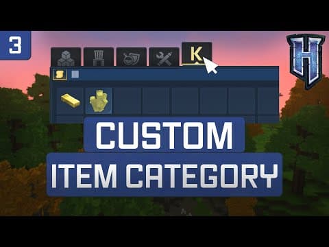 Hytale Modding Tutorial #3: Custom Item Category
