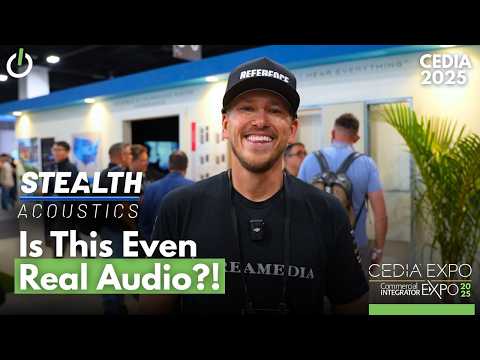 Stealth Acoustics Invisible Speakers Demo At Cedia 2025