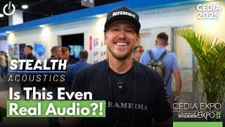 Stealth Acoustics Invisible Speakers Demo At Cedia 2025