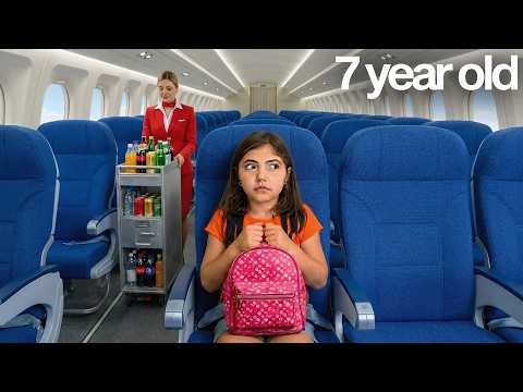 Flying Without Mom For First Time!