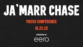 Ja'marr Chase Press Conference - October 23