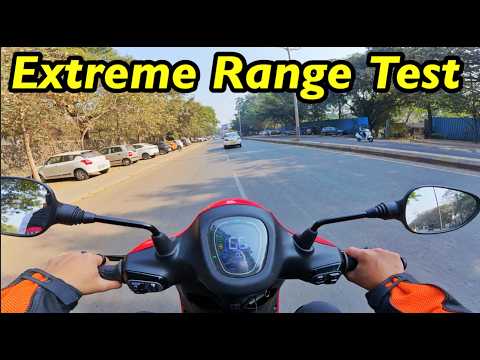 Chetak C25 Extreme Range Test With Pillion 91,399 Electric Scooter 🔥