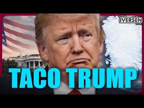 Taco Trump: Trump Folds On Greenland