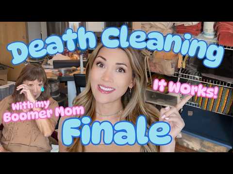 48 Hour Swedish Death Cleaning Marathon Finale With My Boomer Mom Lol (it Works!) Part 2