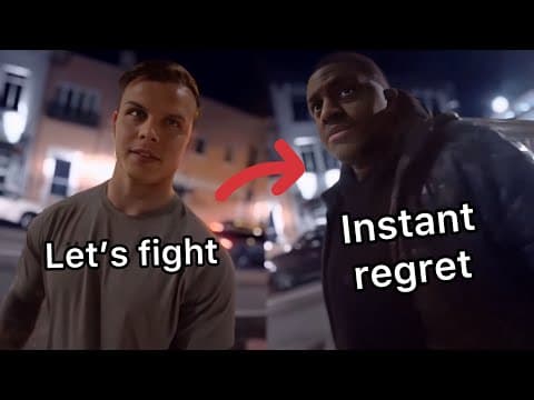 Cocky Streamers Instantly Regret Acting Tough With Intimidating Man