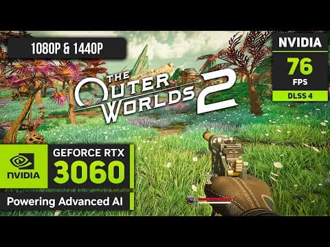 Rtx 3060 On The Outer Worlds 2 - 1440p & 1080p All Settings! #giftedbyxbox