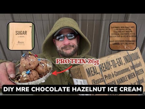 Diy Protein Ice Cream Using A Us Military Mre, Is This Possible?