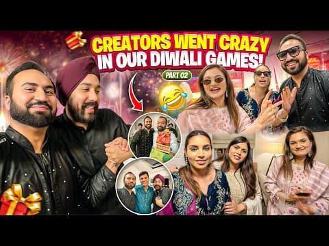 Part-2 | When All Indian YouTubers Celebrate Diwali Together In The UK 😍🔥| Diwali Party UK 🪔