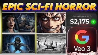Veo3 + Goosebumps : Epic Sci-fi Horror 2d Animated Stories In 10 Mins!