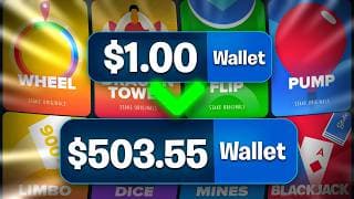 Turning $1 To $500 On Originals! | Best Stake Strategy | Stake Promo Code 2026