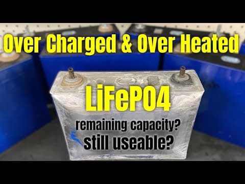 Capacity Testing Destroyed Gfb Lifepo4 Cells, These Cells Are Unstoppable!