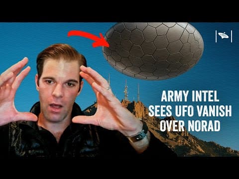Army Intel Officer Sees Ufo Vanish Over Norad | Caison Best Interview