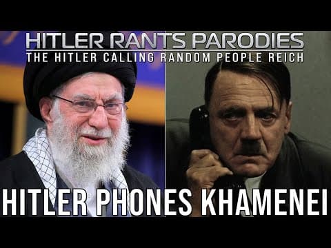 Hitler Phones Khamenei About The Protests In Iran