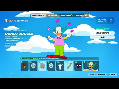 Fortnite's Simpsons Battle Pass Leaked! (chapter 6 Ms2)