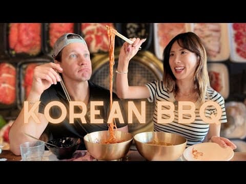 Korean Bbq, Hot Pot & Naengmyeun! (ft. Seogwan By Yellowcow Kbbq) | Yb Vs. Food