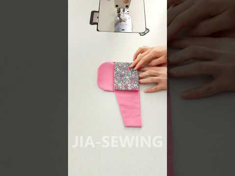 Orange Card Wallet🍊✨ | DIY | Quick Sewing Tips No.347