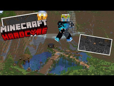 Decorating My Swan Looking Base In Minecraft Hardcore (#3)