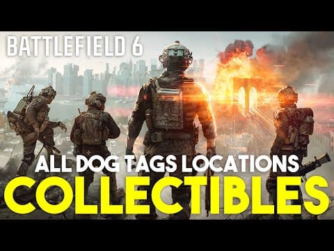 Battlefield 6 - All Collectibles Locations Guide (campaign Dog Tags)