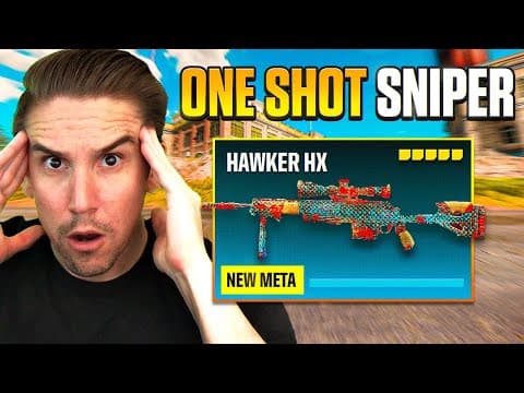 *new* One Shot Sniper Meta In Warzone! (best Hawker Build)