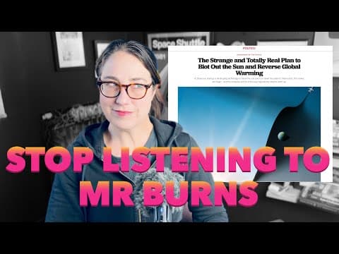 Blocking Out The Sun Won't Save Us