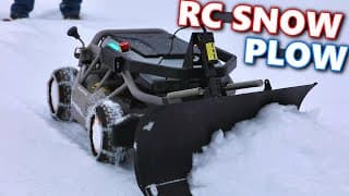 Insane! This Rc Can Plow Snow!
