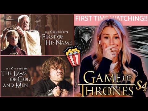 Game Of Thrones S4:5-6 | First Of His Name & The Laws Of Gods Men | Reaction