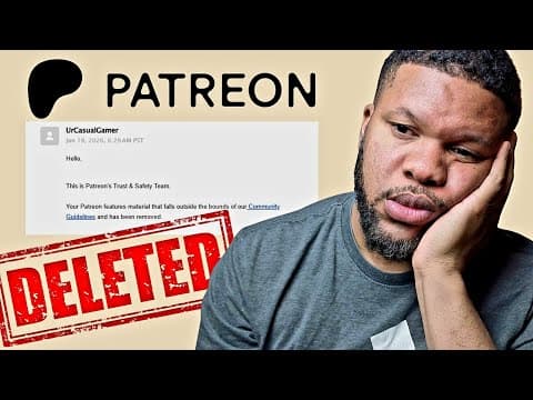 I Lost My Entire Patreon In One Day