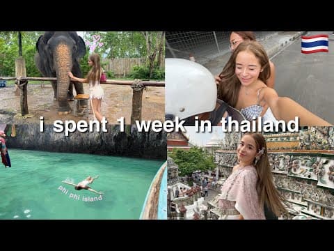 Thailand ⋆.˚🇹🇭 Travel Vlog