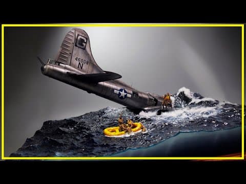 1/35 Diorama Building : B-17 Flying Fortress Crashed Into The Sea. -with Anycubic M7 Pro
