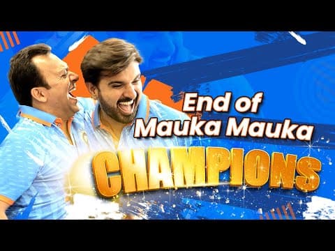 Champions India 2025 | Mauka Mauka Ends With A Solid Twist For Pakistan!