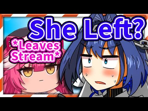 Raora Suddenly Left The Stream After Kronii Found Out Her Weakness 【hololiveen】