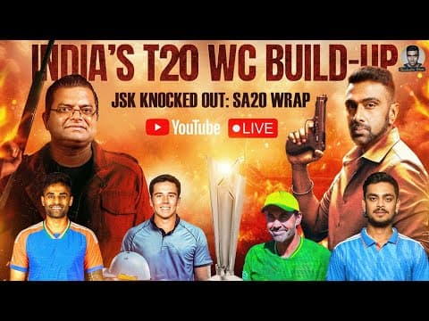 India's T20 Wc Build Up, Jsk Knocked Out: Sa20 Wrap