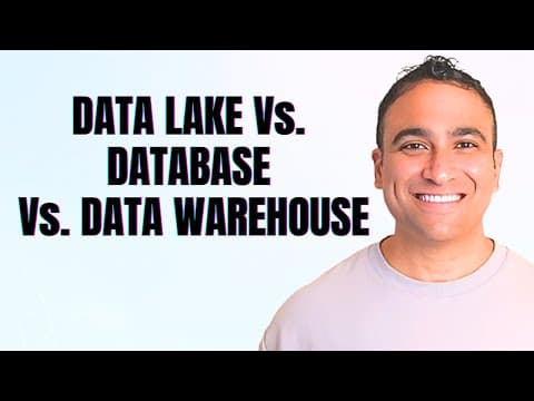 Data Lake Vs Warehouse Vs Database Explained Simply!