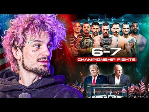 Suga Reacts To 6-7 Title Fights On White House Card?!