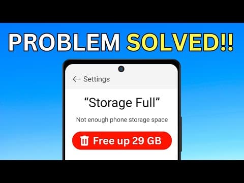 How To Fix "storage Full" Problem Without Deleting A Single App