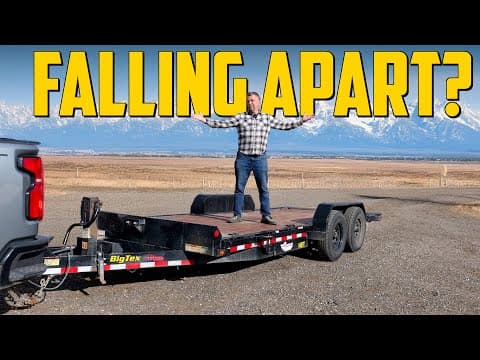 Here’s How Our Big Tex Trailer Is Holding Up After 3 Years Of Hard Use!