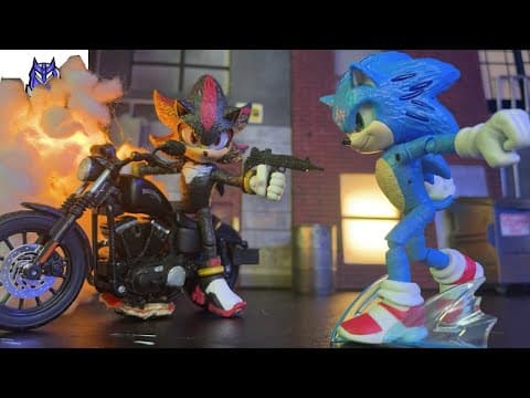 Sonic Vs Shadow The Hedgehog (ultimate Battle!)- Sonic Stop Motion Animation #sonic #animation
