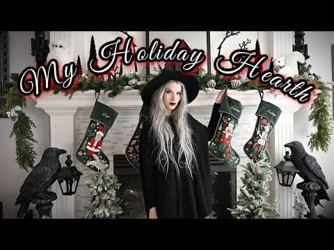 Holiday Mantel 2025 🎄 Decorate With Me!!!!