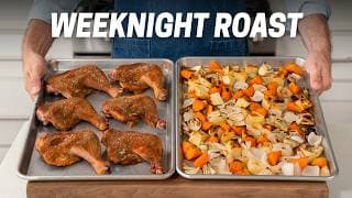 The Weeknight Roast Chicken Dinner You'll Actually Make